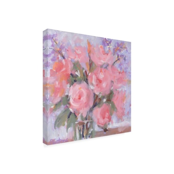 Pamela Gatens 'Champagne Pinks' Canvas Art,35x35